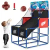 Dual Shot Kids Basketball Arcade Game – 2 Hoops & 4 Balls (Ages 3+)
