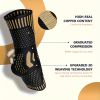 1 Pair Copper Ankle Support Sleeves – Unisex Arch & Heel Stabilization