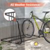 10 Bike Heavy Duty Outdoor Rack – Double Sided Steel Storage Stand