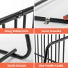 10 Bike Heavy Duty Outdoor Rack – Double Sided Steel Storage Stand