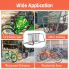10 Bike Heavy Duty Outdoor Rack – Double Sided Steel Storage Stand