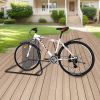 10 Bike Heavy Duty Outdoor Rack – Double Sided Steel Storage Stand