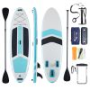 10'5" Inflatable Stand Up Paddle Board Set – Wide Stable SUP with Accessories