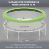 14FT Trampoline Spring Cover Safety Pad-Green