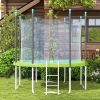 14FT Trampoline Spring Cover Safety Pad-Green