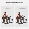 2-in-1 Bicep Preacher Curl Bench & Curl Machine