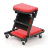 2-in-1 Convertible Creeper Board | Padded Seat & 6 Casters