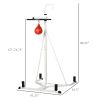 2-in-1 Heavy Bag Stand with Speed Bag & Weight Base