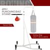 2-in-1 Heavy Bag Stand with Speed Bag & Weight Base