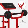 265LB Preacher Curl Bench Adjustable Bicep Station