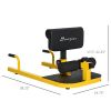 Soozier 3-in-1 Sissy Squat Machine Home Gym Trainer