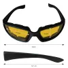 3-Pack Night Vision Motorcycle Goggles | Yellow Lens Windproof