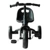 3 Wheel Toddler Tricycle with Bell – Indoor/Outdoor Ride On (Black)