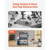 30.5" Yoga Mat Storage Rack & Home Gym Organizer with Wheels