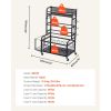 30.5" Yoga Mat Storage Rack & Home Gym Organizer with Wheels