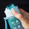 32oz Motivational Water Bottle with Time Marker
