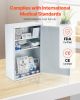 3-Shelf Wall Mounted First Aid Cabinet – 1,000 Piece Metal Emergency Box