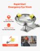 Stainless Steel Wall-Mounted Emergency Eyewash & Face Wash Station