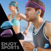 5-Piece Women's Anti-Slip Sports Headbands – Sweat-Absorbing Fitness Bands