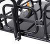 88 lbs Capacity Foldable Bike Cargo Trailer | Black Tow Cart