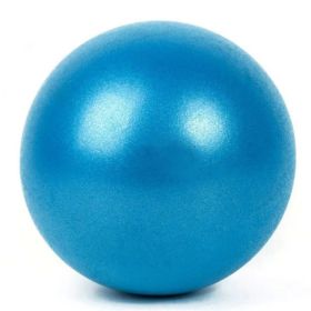 9" Inflatable Yoga Pilates Fitness Ball (Color: Blue)