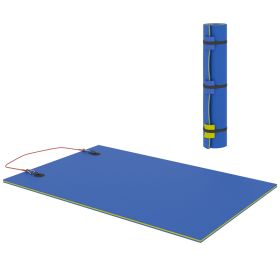 9x6 ft Lily Pad Water Mat Swim Pad-Blue (Option: Blue-1820x360x365 mm)