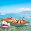 9x6 ft Lily Pad Water Mat Swim Pad-Orange