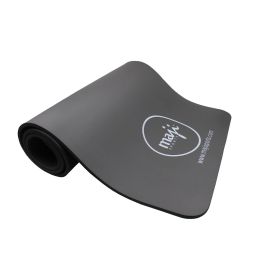NBR Premium Eco Exercise Mat – Extra Thick Comfort, Non Slip Support & Eco Friendly Design (Material: Nitrile Butadiene rubber, Color: Black)