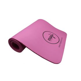 NBR Premium Eco Exercise Mat – Extra Thick Comfort, Non Slip Support & Eco Friendly Design (Material: Nitrile Butadiene rubber, Color: Pink)