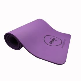 NBR Premium Eco Exercise Mat – Extra Thick Comfort, Non Slip Support & Eco Friendly Design (Material: Nitrile Butadiene rubber, Color: purple)