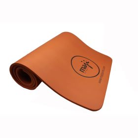 NBR Premium Eco Exercise Mat – Extra Thick Comfort, Non Slip Support & Eco Friendly Design (Material: Nitrile Butadiene rubber, Color: Terracotta)
