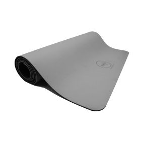 PU + Natural Rubber Yoga & Exercise Mat – Ultra Grip, Eco Friendly, Premium Performance Mat (Material: Natural Rubber & Eco-Polyurethane, Color: Gray)