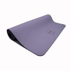 PU + Natural Rubber Yoga & Exercise Mat – Ultra Grip, Eco Friendly, Premium Performance Mat (Material: Natural Rubber & Eco-Polyurethane, Color: purple)