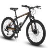 26" Mountain Bike S26102 – Shimano 21 Speeds, Disc Brakes, Steel Frame