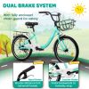 A20182 20-Inch Kids Bike – Coaster Brake, V-Brake & Rear Rack
