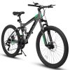 A2460 24-Inch Full Suspension Mountain Bike – 21 Speed & Disc Brakes