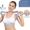 Gray Adjustable Back Posture Corrector & Support Strap