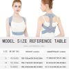 Gray Adjustable Back Posture Corrector & Support Strap