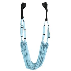 Adjustable Door Anchor Yoga Stretching Strap (Color: Blue)