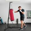 Adjustable Freestanding Punching Bag with Stand – Red