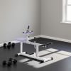 Adjustable Seated Calf Raise Machine Steel Purple