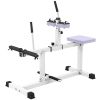 Adjustable Seated Calf Raise Machine Steel Purple