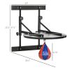 Adjustable Speed Bag Platform, Wall Mounted with 360° Swivel