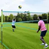 Heavy Duty Volleyball Net with 3-Level Poles