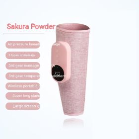 Heated Leg & Calf Massager | Automatic Kneading Recovery Boot (Option: Single Leg Pink-English Manual)