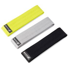 Fabric Loop Resistance Band Set (Option: Green-Gray-Black)