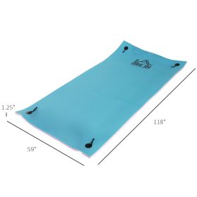 Pink Floating Water Mat Lake Swim Raft (Option: Pink-1520x380x380 mm)