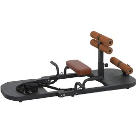 Foldable Sissy Squat Machine Hip Thrust Equipment Black (Option: Black-890x530x190 mm)
