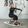 Foldable Sissy Squat Machine Hip Thrust Equipment White
