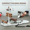 Foldable Sissy Squat Machine Hip Thrust Equipment White